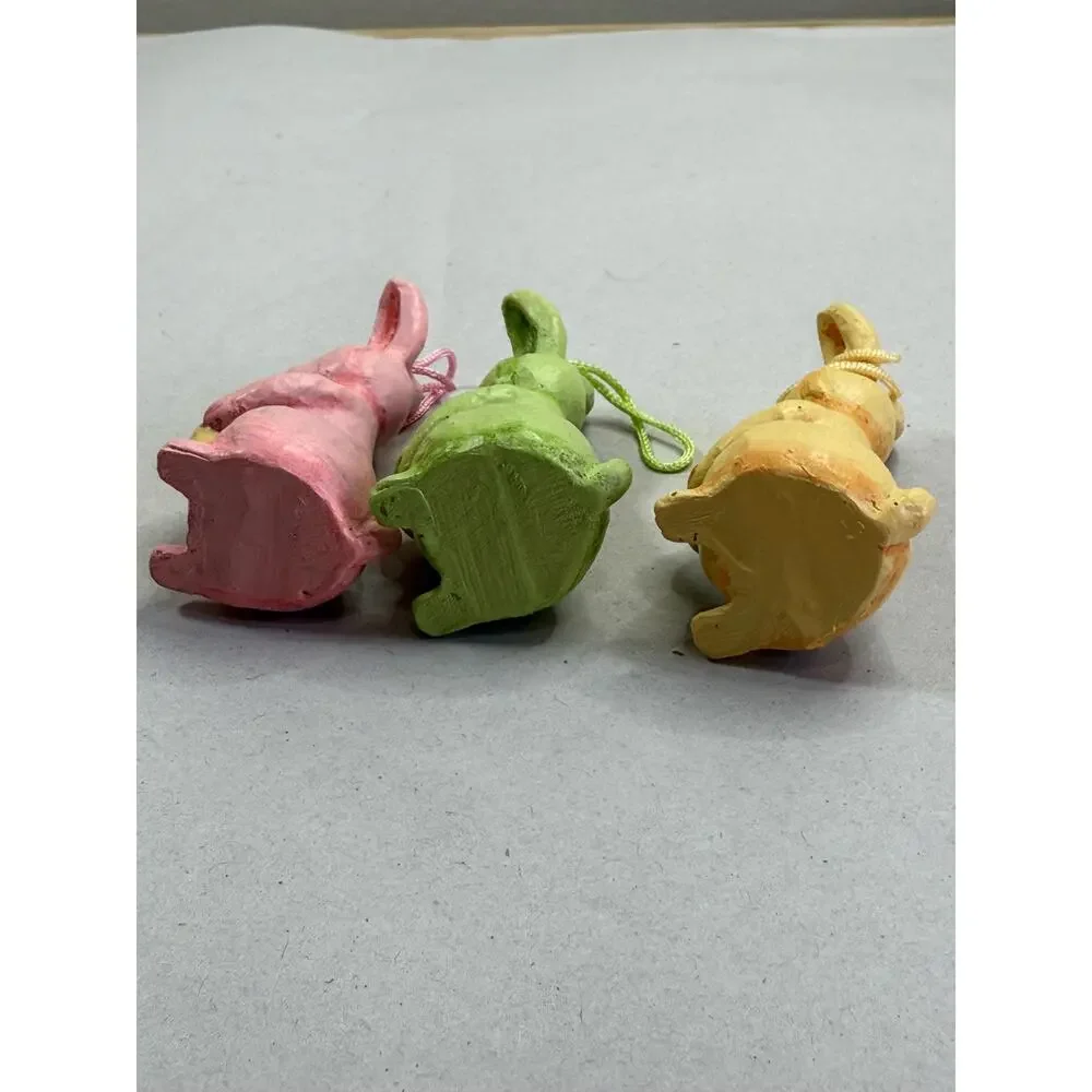 Vintage Bunny Rabbit Lot, Disney Licensed Figurines, Easter Ornaments, Decor